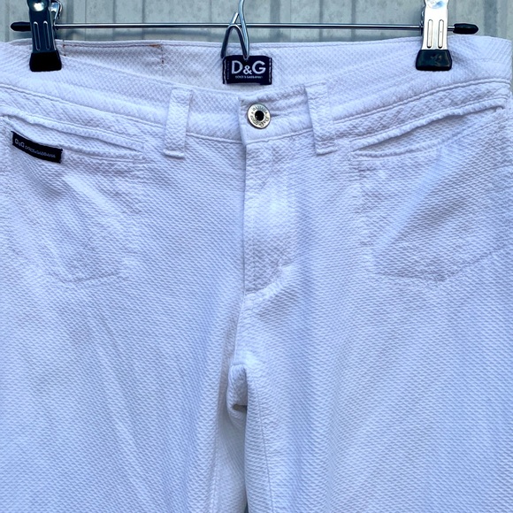 Dolce & Gabbana White Capris - Picture 2 of 10